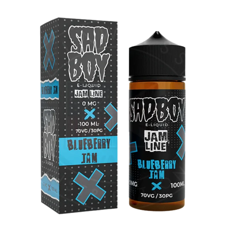Sadboy - Jam Lime - E-Liquid Shortfill - Blueberry Jam (Blueberry Jam Cookie) 100ml 0mg
