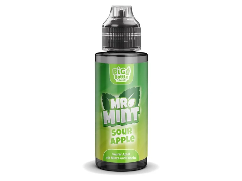 Big Bottle - Mr. Mint - Sour Apple - Longfill Aroma 10ml (120ml Flasche)