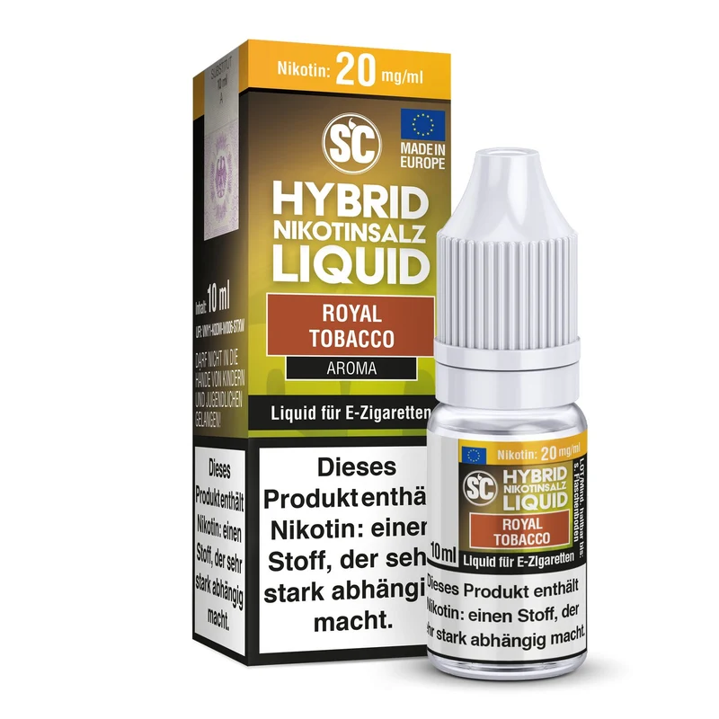 SC - Royal Tobacco - 10ml Fertigliquid (Hybrid Nikotinsalz)