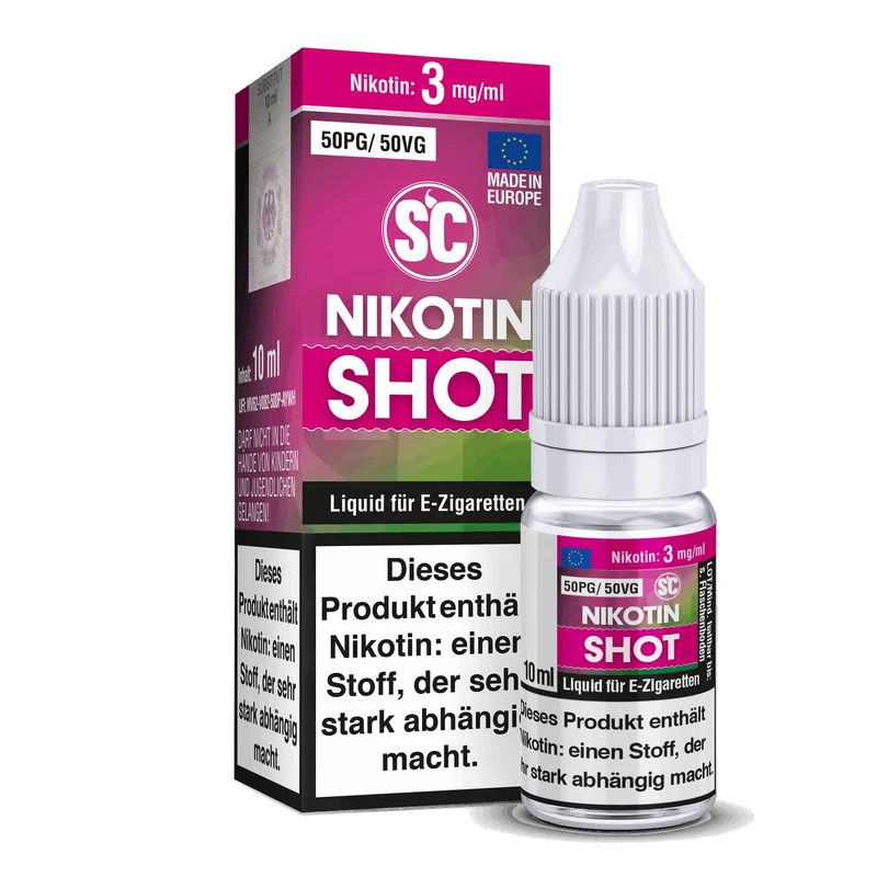 SC - Nikotin Shot - 10ml (50PG/50VG)