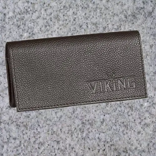 Viking :LEATHER TOBACCO ROLL UP POUCH