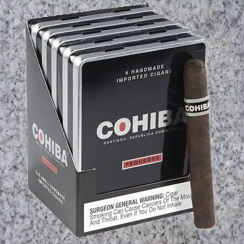 Cohiba: BLACK PEQUENOS (Cigarillo) 4.2" x 36