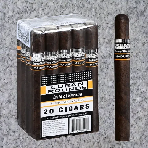 CUBAN ROUNDS TORO MADURO (6" x 50)