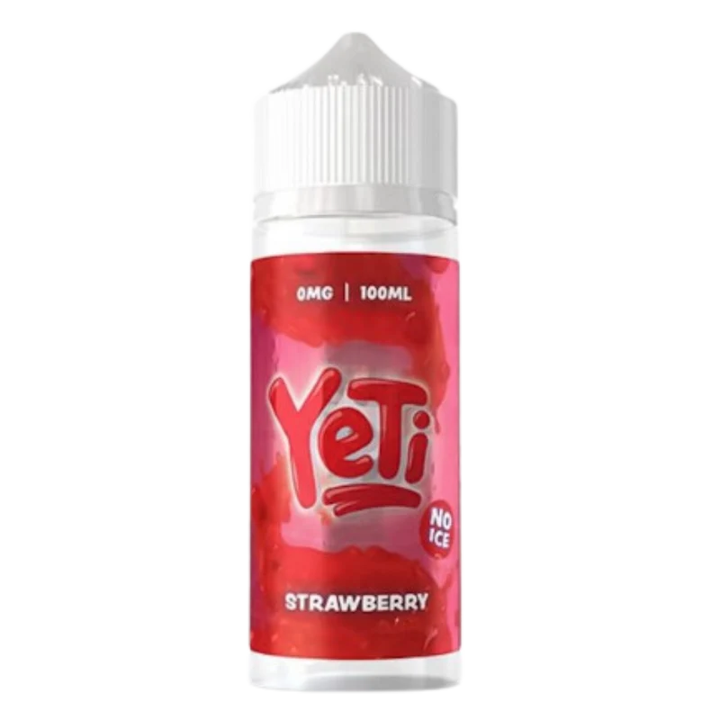 Yeti - E-Liquid Shortfill - Defrosted - Strawberry No Ice 100ml 0mg