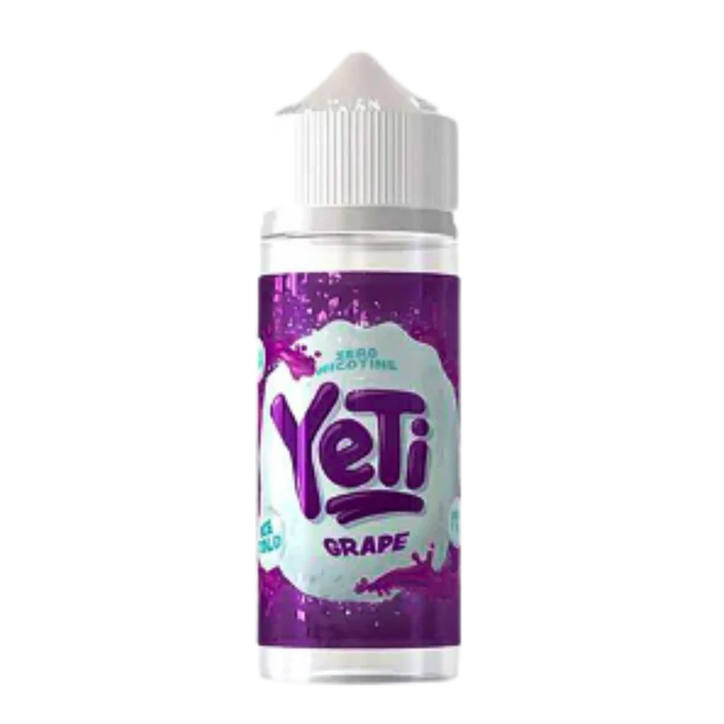 Yeti - E-Liquid Shortfill - Ice Cold Grape 0mg 100ml
