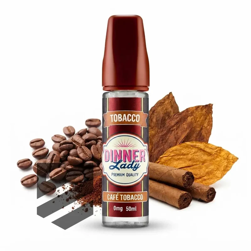 Dinner Lady - Shortfill Tobacco - Cafe Tobacco 0mg 50ml