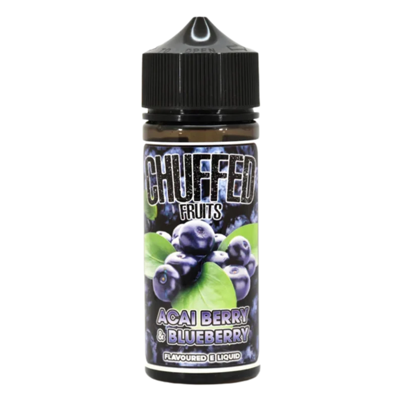 Chuffed - Fruits - Shortfill E-Liquid - Acai and Blueberry 0mg 100ml