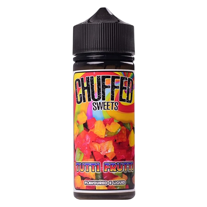 Chuffed - Sweets - Shortfill E-Liquid - Tutti Frutti 0mg 100ml