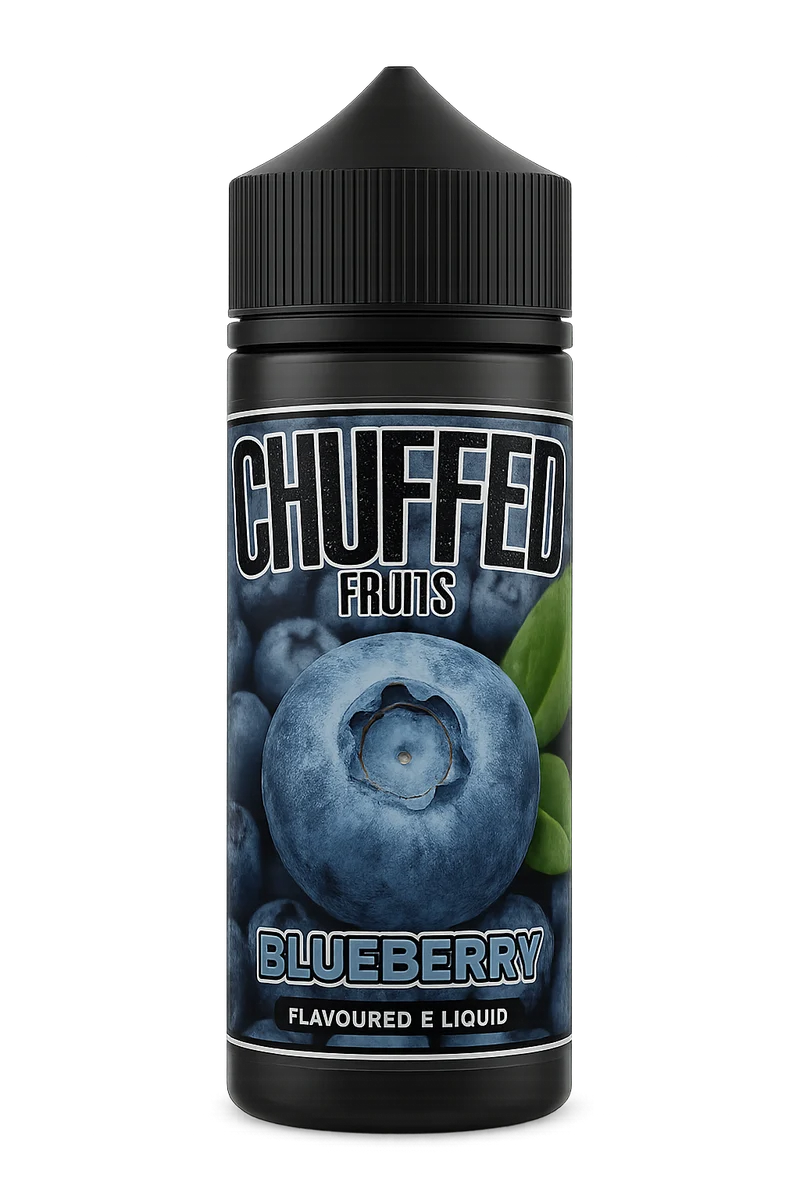 Chuffed - Fruits - Shortfill E-Liquid - Blueberry 0mg 100ml