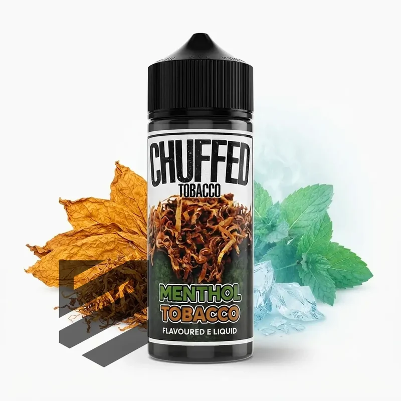 Chuffed - Tobacco - Shortfill E-Liquid - Menthol Tobacco 0mg 100ml