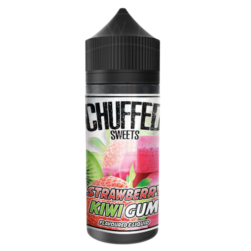 Chuffed - Sweets - Shortfill E-Liquid - Strawberry Kiwi Gum 0mg 100ml