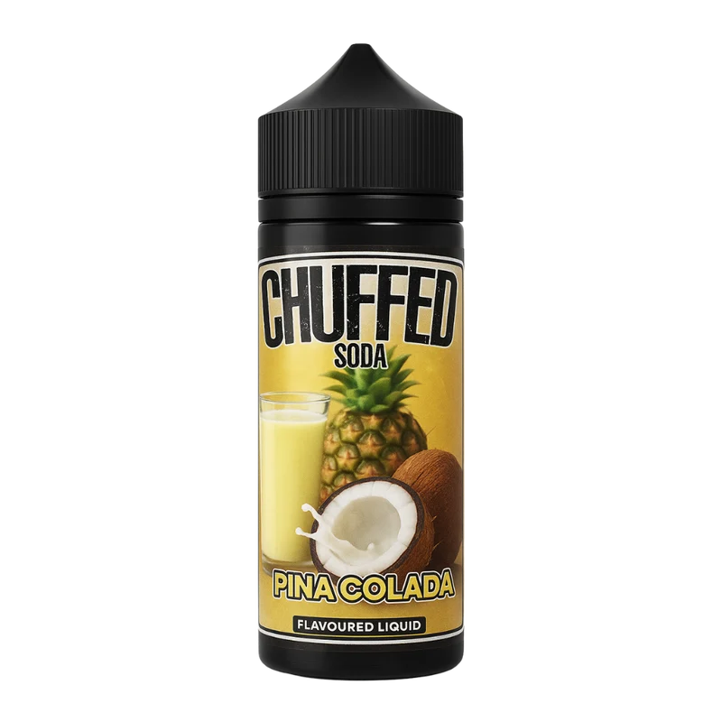 Chuffed - Soda - Shortfill E-Liquid - Pina Colada 0mg 100ml