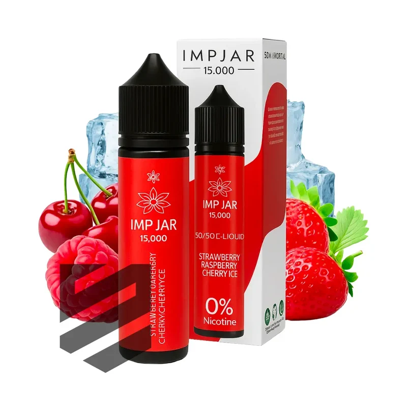 IMP JAR - E-Liquid - Strawberry,Raspberry & Cherry Ice 50ml