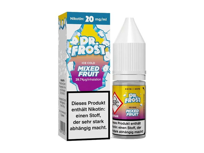 Dr. Frost Ice Cold - Mixed Fruit - 10ml Fertigliquid (Nikotinsalz)