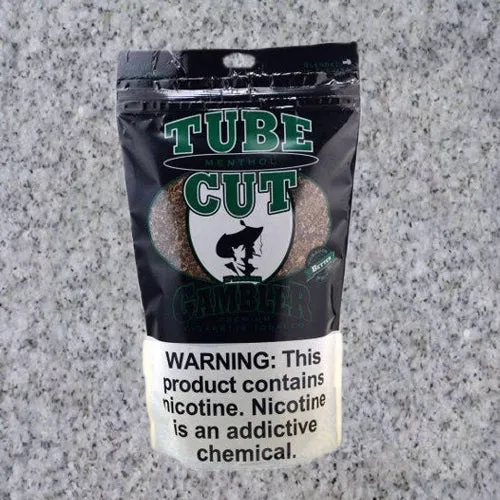 Gambler: TUBE CUT BAG MENTHOL 8oz