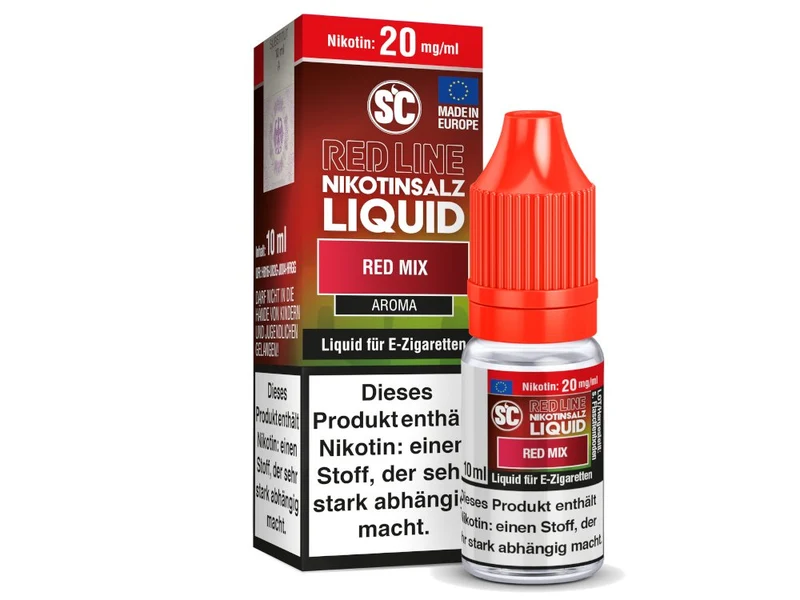 SC - Red Line - Red Mix - 10ml Fertigliquid (Nikotinfrei/Nikotinsalz)