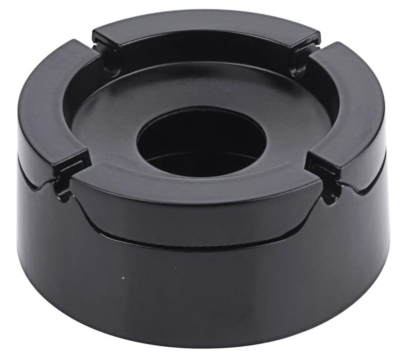 Windaschenbecher 11 cm, schwarzem Melamin