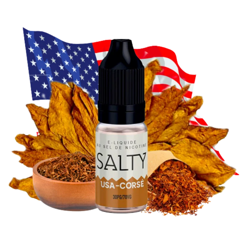 Salty - Nikotinsalz - USA-Corsé (Classic Brown) 10ml 20mg
