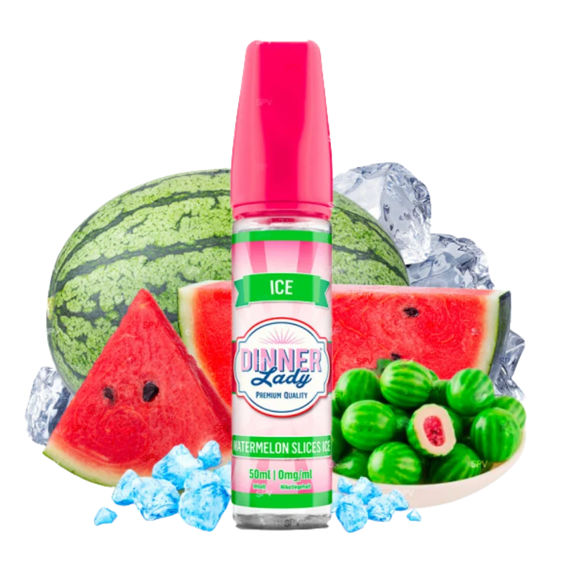 Dinner Lady - Shortfill - Ice Watermelon 50 ml in 60 ml