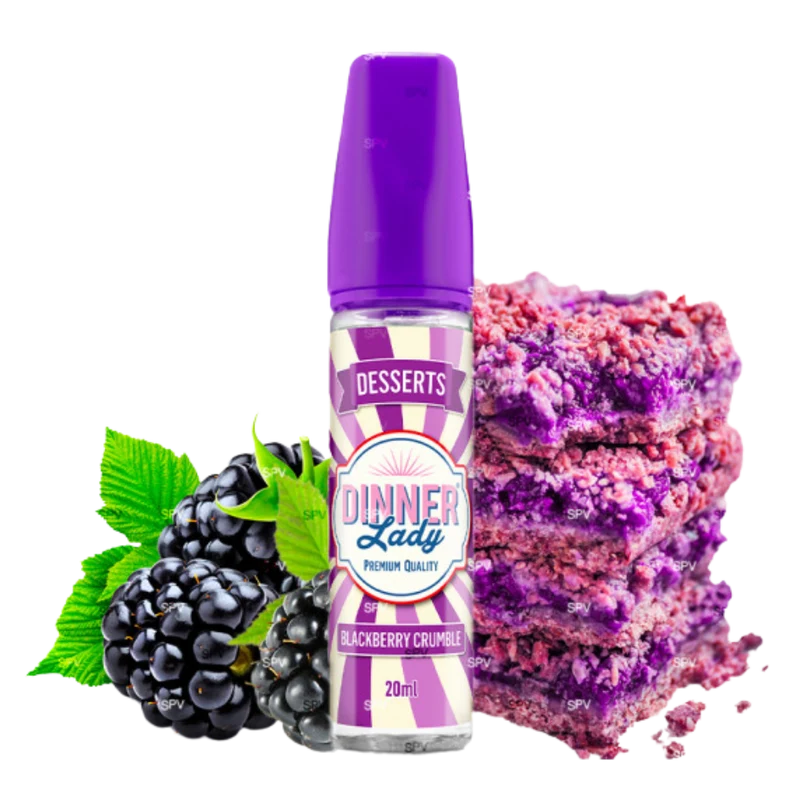 Dinner Lady - Longfill - Desserts Blackberry Crumble 20 ml in 60 ml