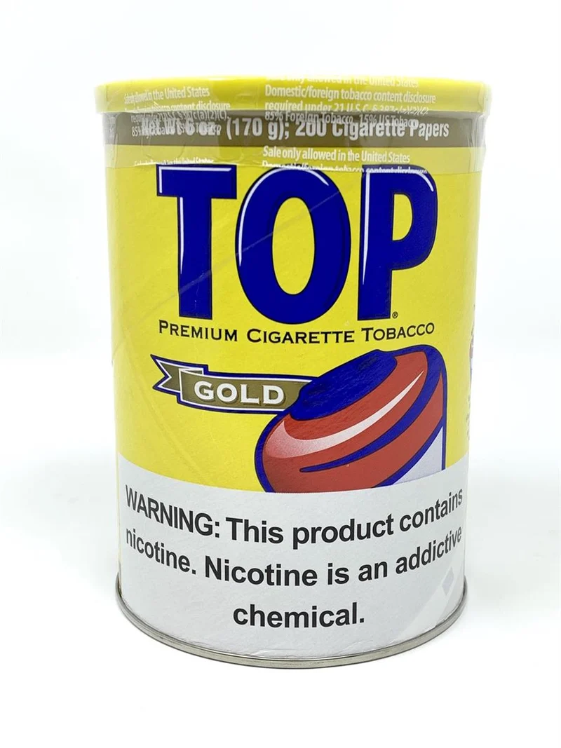 Top: GOLD CAN 6oz.