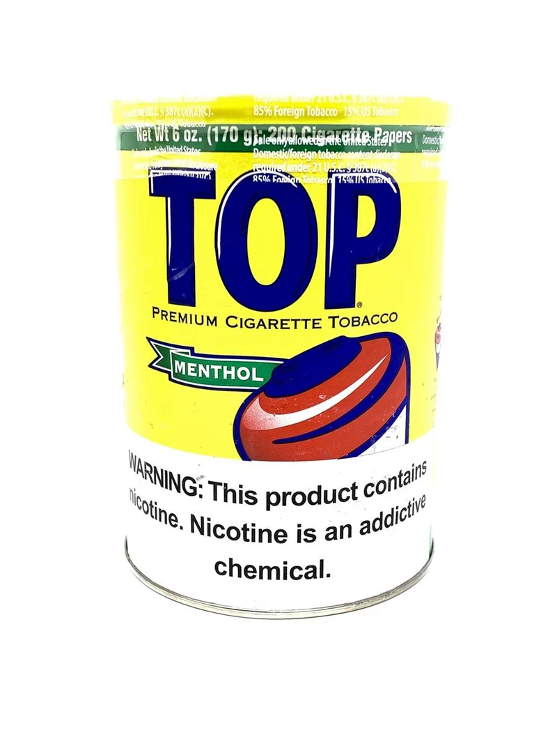 Top: MENTHOL CAN 6oz.
