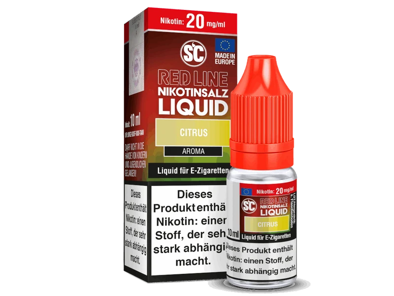 SC - Red Line Citrus - 10ml Fertigliquid (Nikotinfrei/Nikotinsalz)