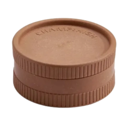 Champ High - Hemp Plastic Grinder - 55mm - 2 Layers Brown