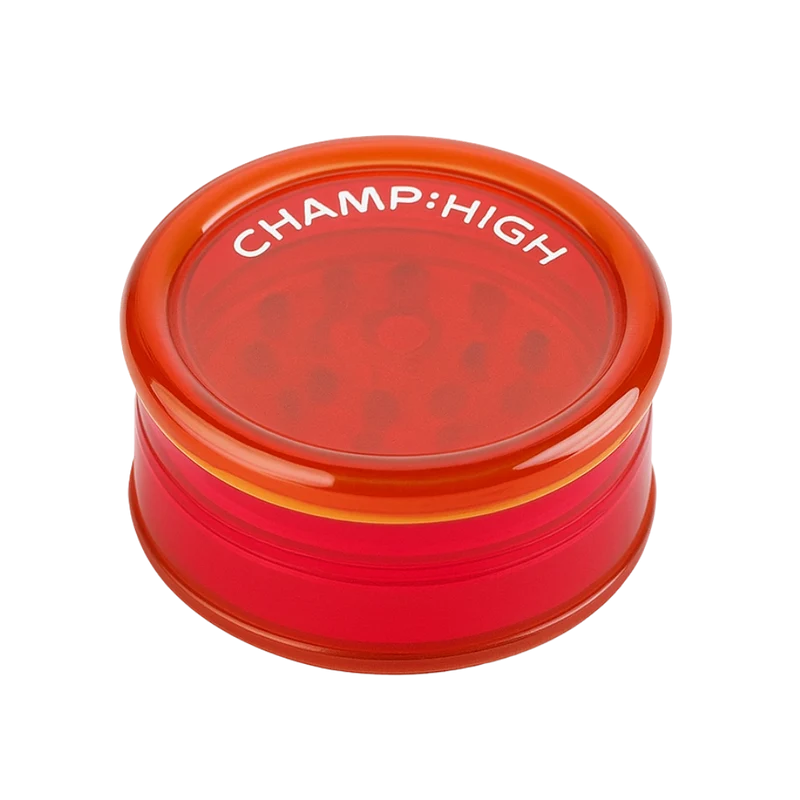Champ High - Plastic Grinder Rainbow - 61mm - 3 Layers Red