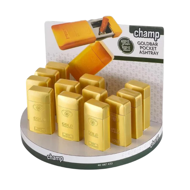 Champ - Goldbar Taschenaschenbecher