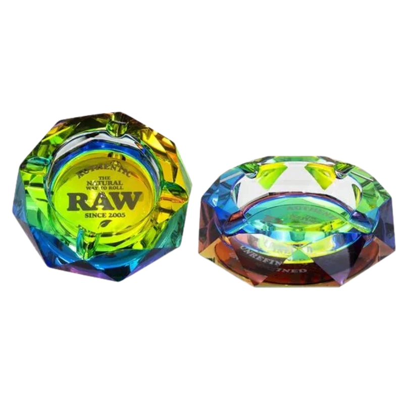 RAW Kristallglas Aschenbecher - Rainbow