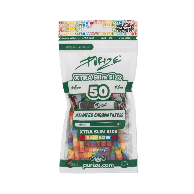 PURIZE Xtra Slim Size Rainbow 50Stk.