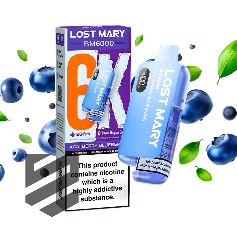 Lost Mary - BM6000 - Acai Berry Blueberry - Vape Kit