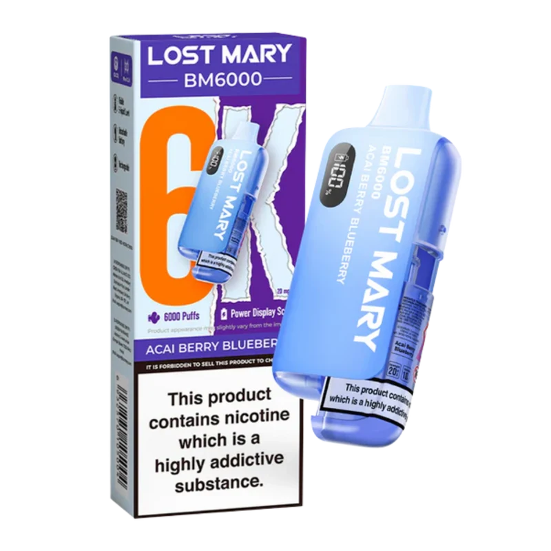 Lost Mary - BM6000 - Acai Berry Blueberry - Vape Kit