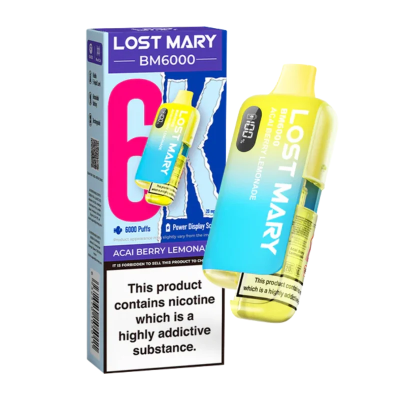 Lost Mary - BM6000 - Acai Berry Lemonade - Vape Kit