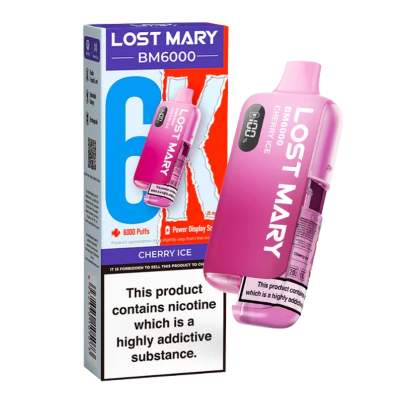 Lost Mary - BM6000 - Cherry Ice - Vape Kit