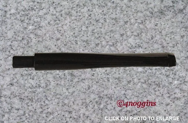 Missouri Meerschaum: Replacement Stem: Black Non-Filtered Straight
