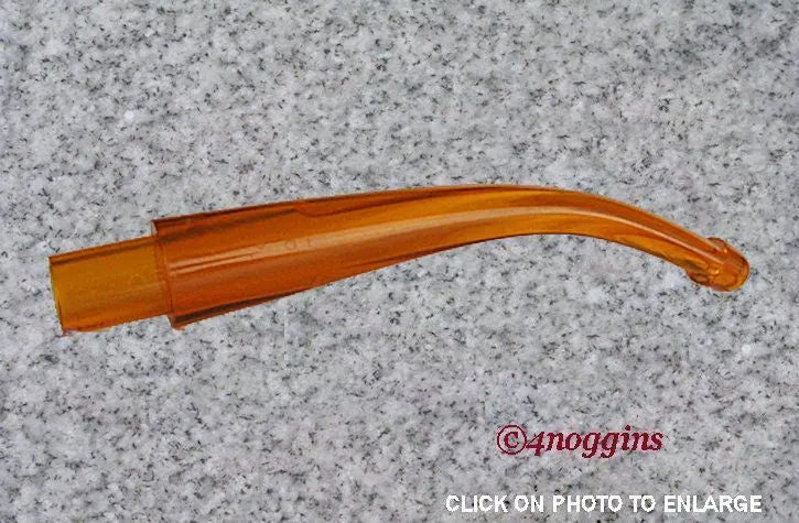 Missouri Meerschaum: Replacement Stem: AMBER FILTERED BENT
