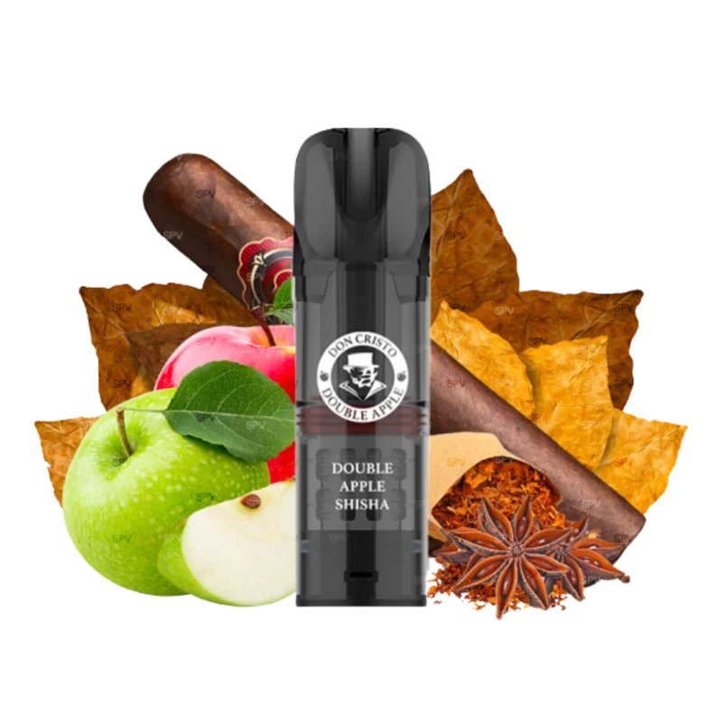 Don Cristo - Kartuschen - Double Apple Shisha - PGVG Labs - 2er-Pack 20mg