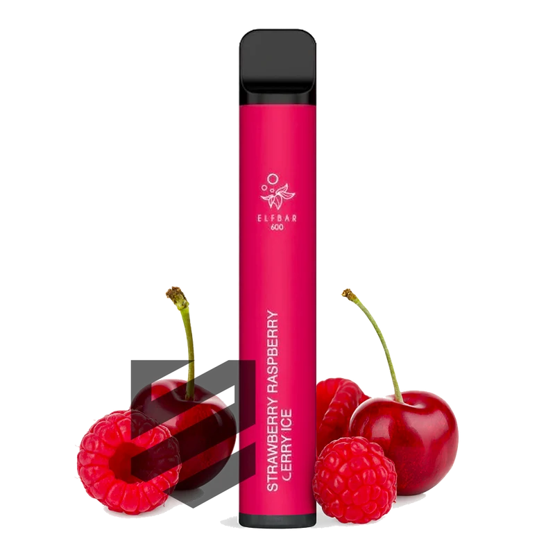 Elf Bar - 600 - Strawberry Raspberry Cherry Ice