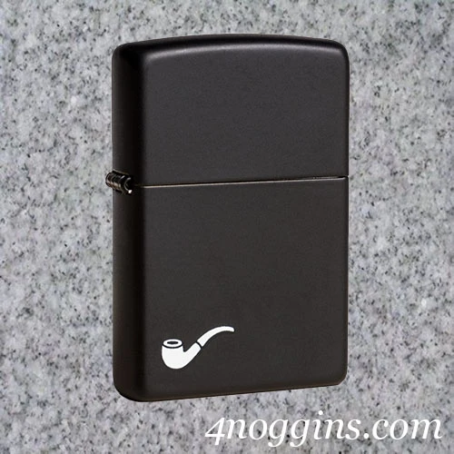 ZIPPO PIPE LIGHTER - MATTE BLACK