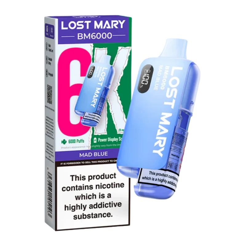 Lost Mary - BM6000 - Mad Blue - Vape Kit