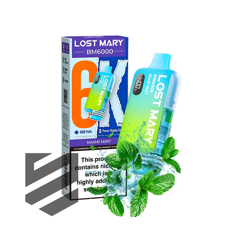 Lost Mary - BM6000 - Miami Mint - Vape Kit