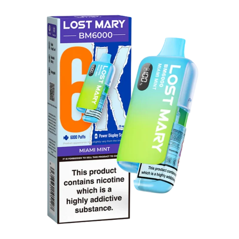 Lost Mary - BM6000 - Miami Mint - Vape Kit