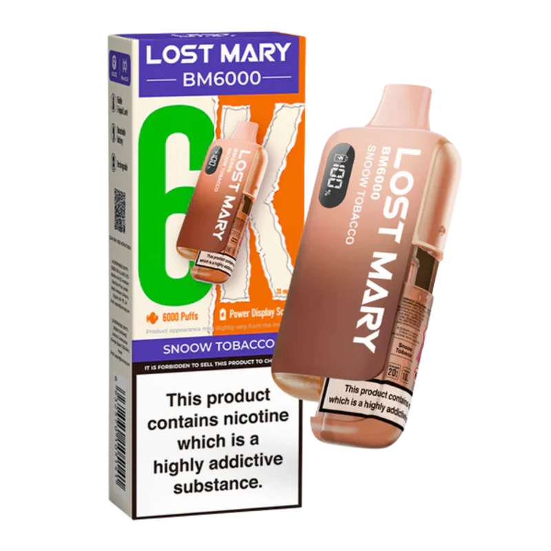 Lost Mary - BM6000 - Snoow Tobacco - Vape Kit