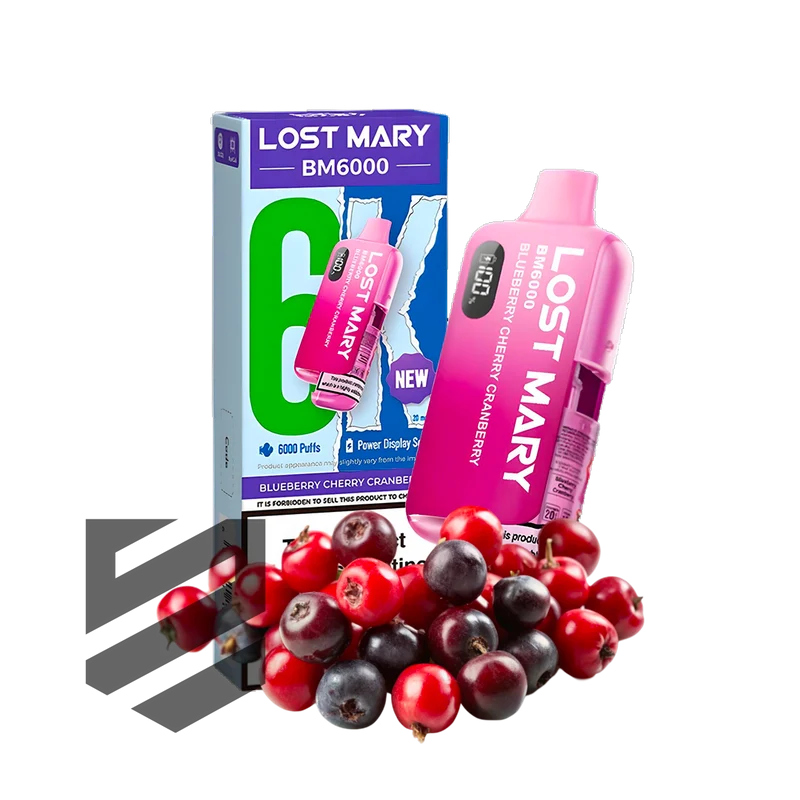 Lost Mary - BM6000 - Blueberry Cherry Cranberry - Vape Kit