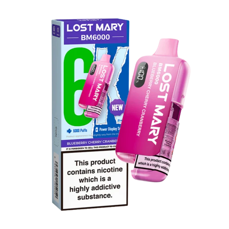 Lost Mary - BM6000 - Blueberry Cherry Cranberry - Vape Kit