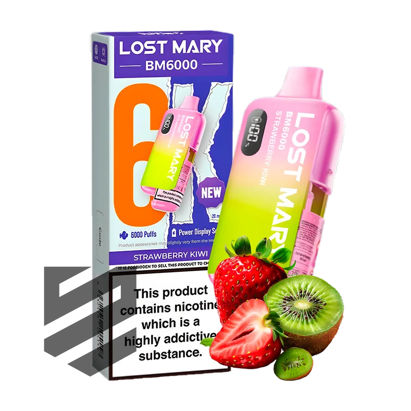 Lost Mary - BM6000 - Strawberry Kiwi - Vape Kit