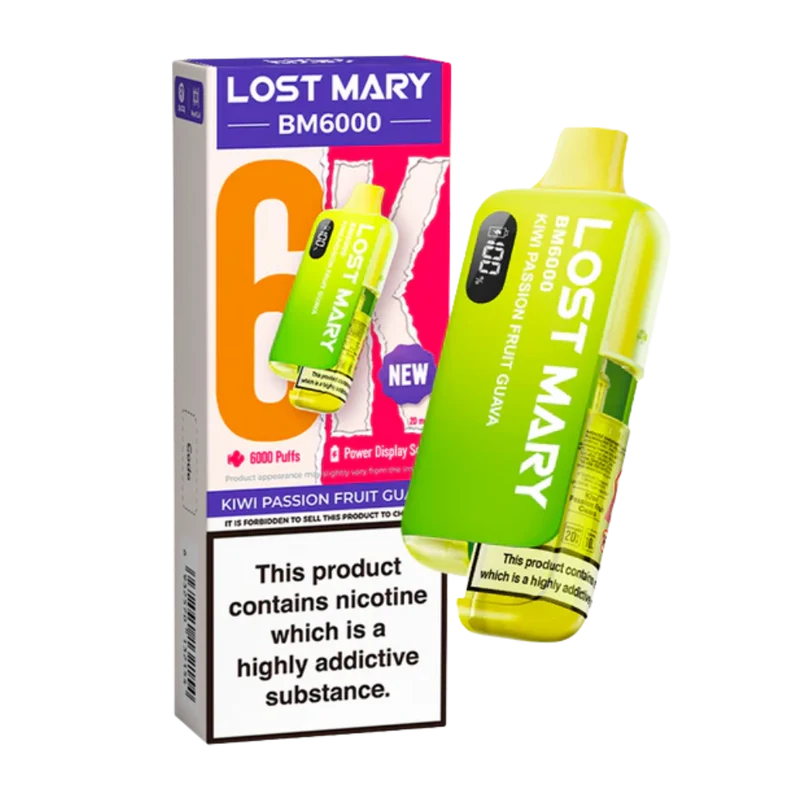 Lost Mary - BM6000 - Kiwi Passionfruit Guava - Vape Kit