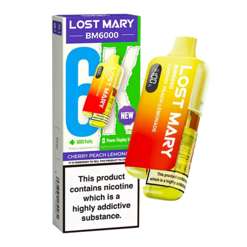 Lost Mary - BM6000 - Cherry Peach Lemonade - Vape Kit